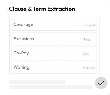 Clause & term extraction