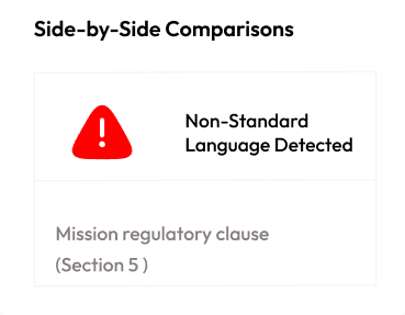 Compliance & red flag alerts