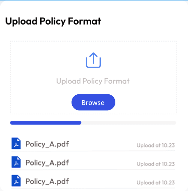 Upload any policy format